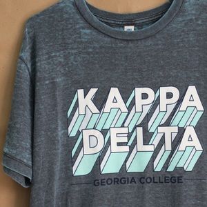 Kappa Delta acid wash tshirt
